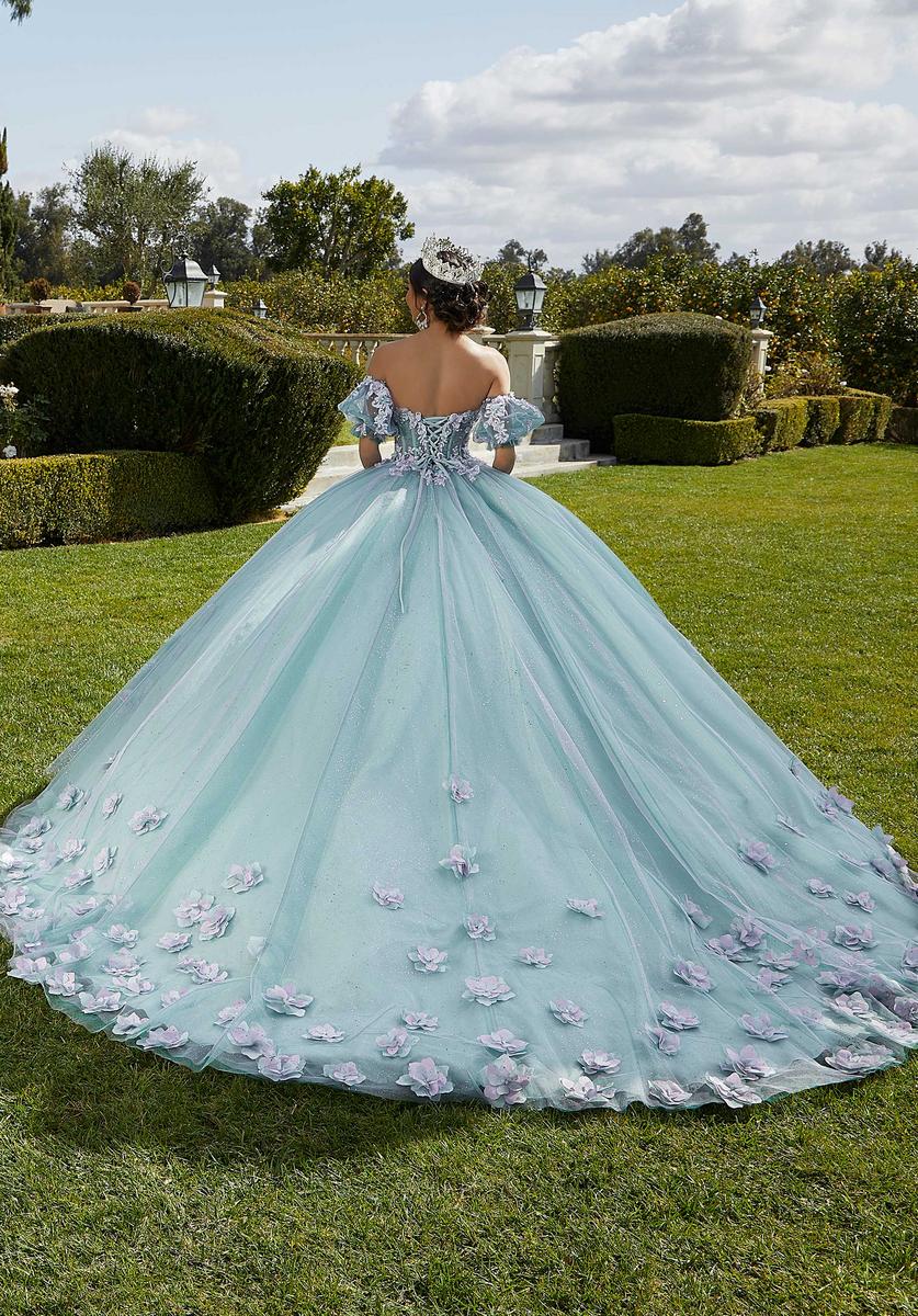 Vizcaya by Morilee Ruched Corset Quince Dress 89421 - Image 6