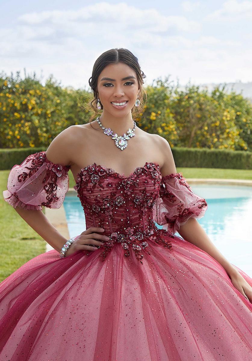Vizcaya by Morilee Ruched Corset Quince Dress 89421 - Image 7
