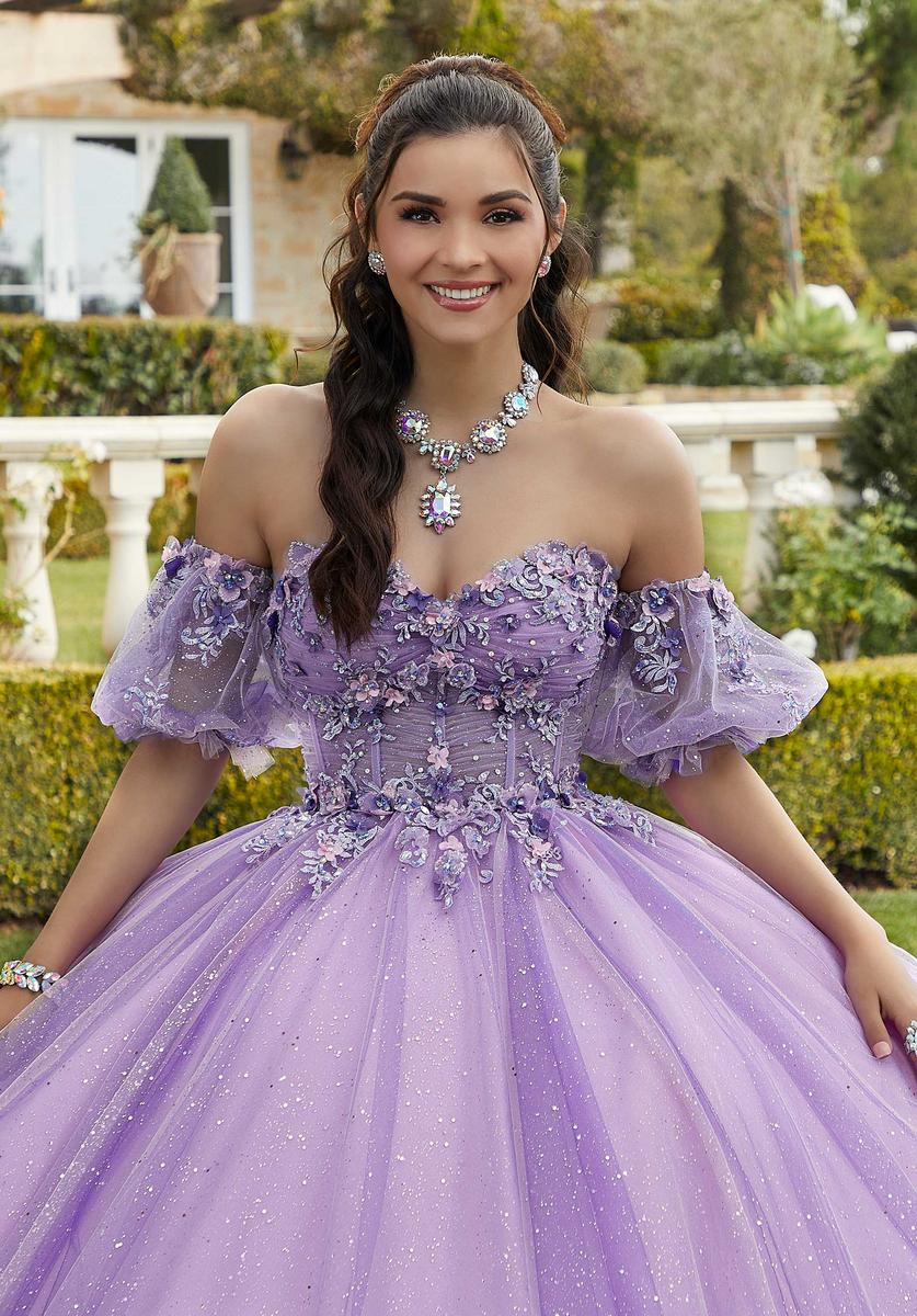 Vizcaya by Morilee Ruched Corset Quince Dress 89421 - Image 8