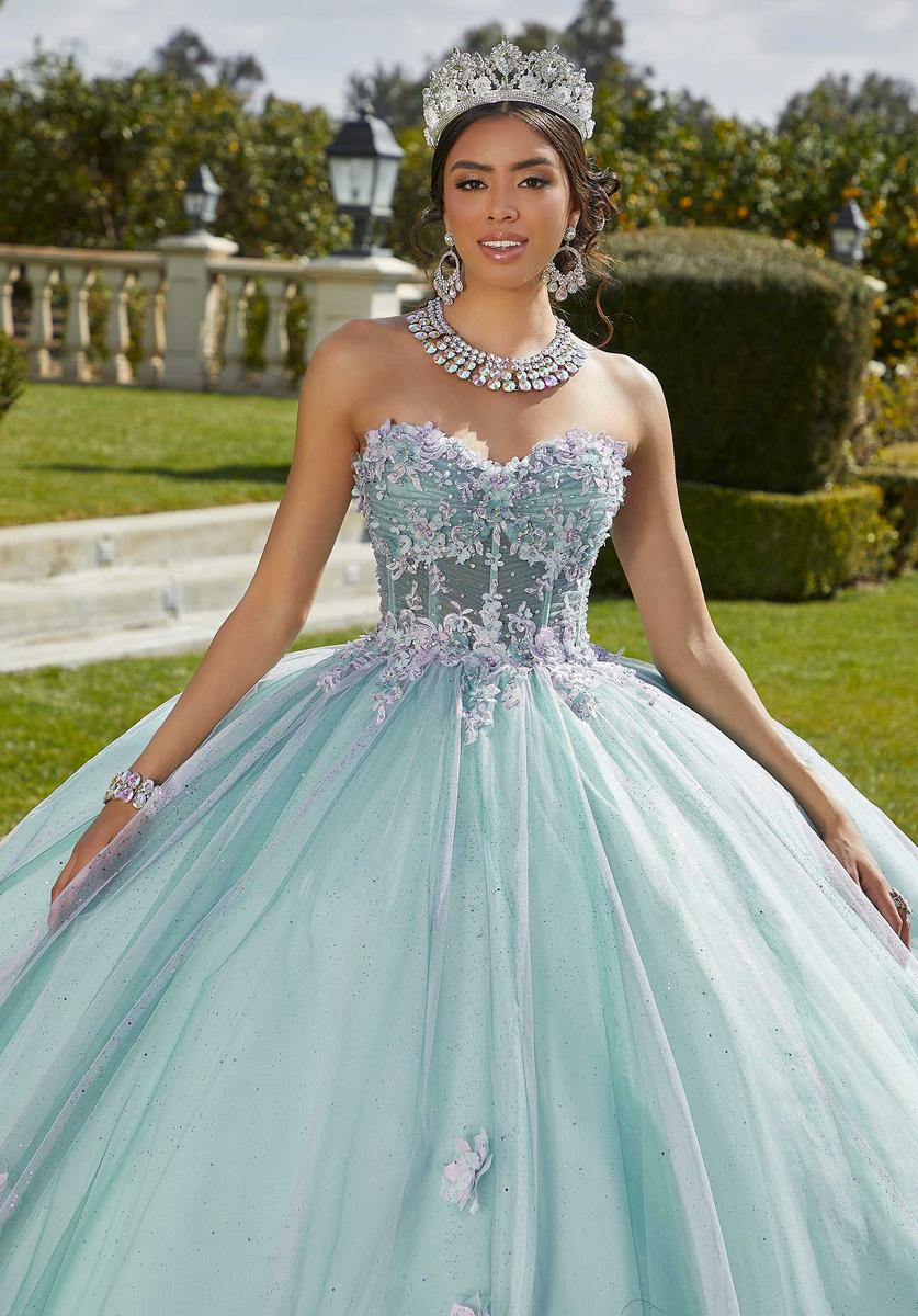 Vizcaya by Morilee Ruched Corset Quince Dress 89421 - Image 9