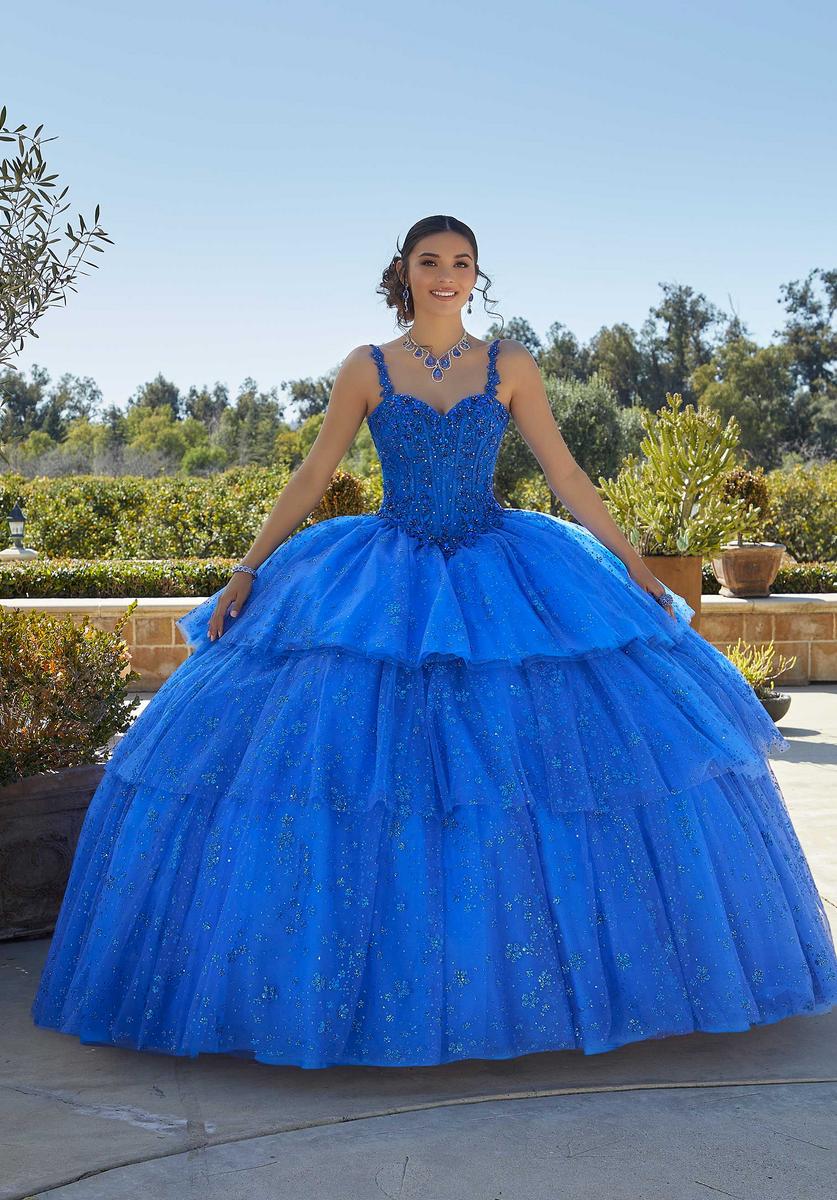 Vizcaya by Morilee Tiered Skirt Quince Dress 89428 - Image 2