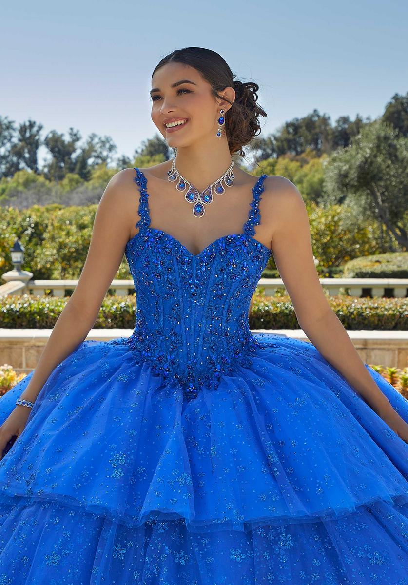 Vizcaya by Morilee Tiered Skirt Quince Dress 89428 - Image 6