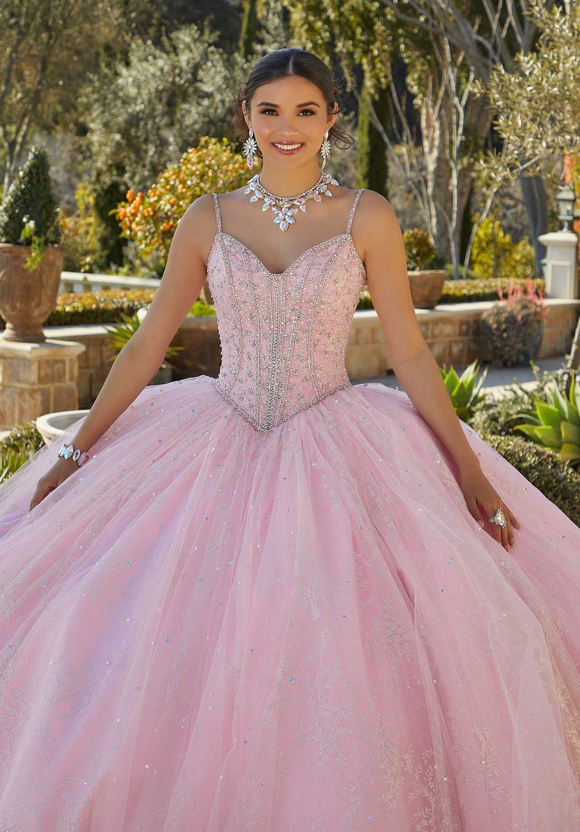Vizcaya by Morilee Beaded Corset Quince Dress 89430 - Image 5