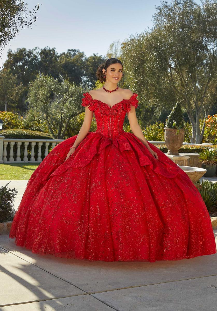 Vizcaya by Morilee Butterfly Neckline Quince Dress 89431 - Image 3