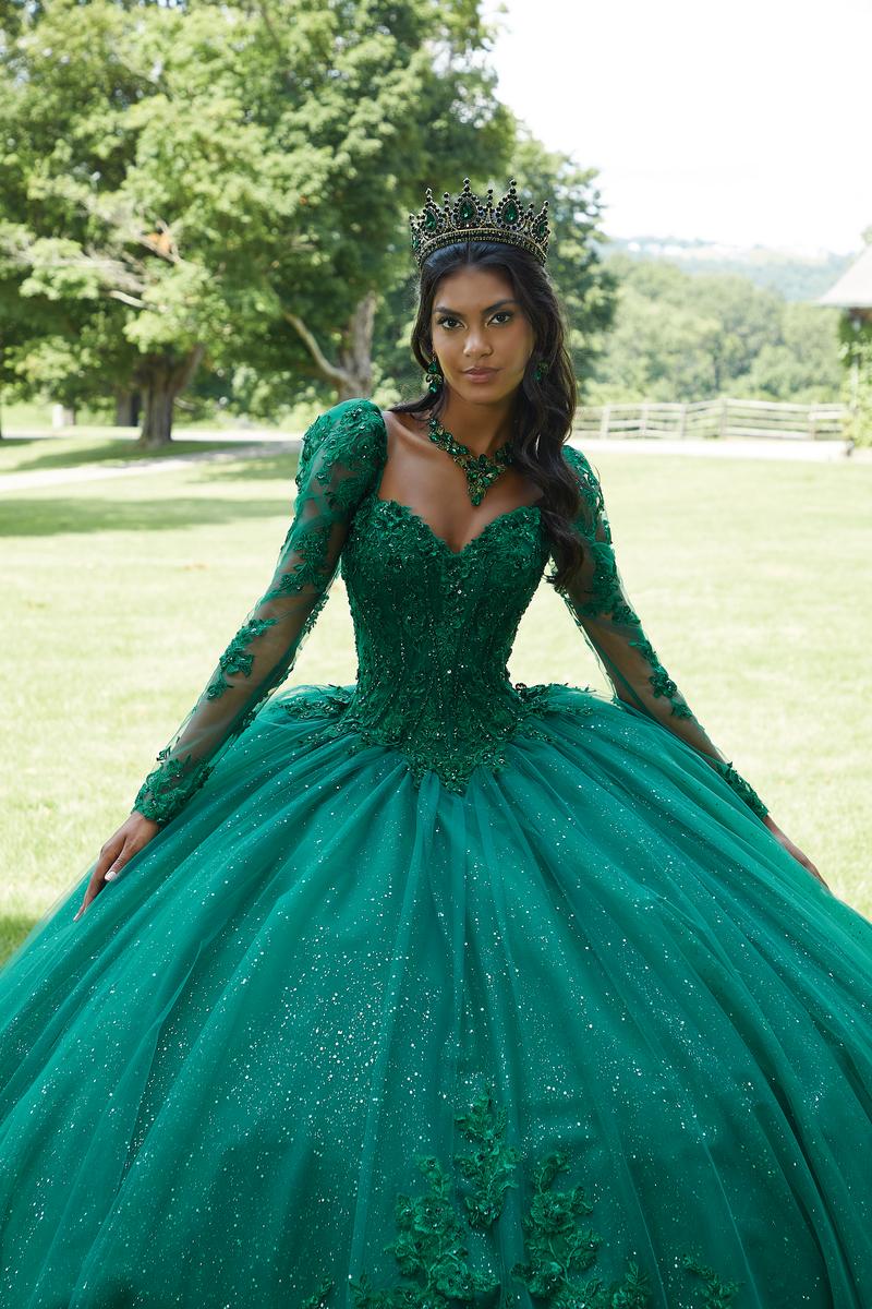 Vizcaya by Morilee Sweetheart Lace Quince Dress 89443 - Image 7