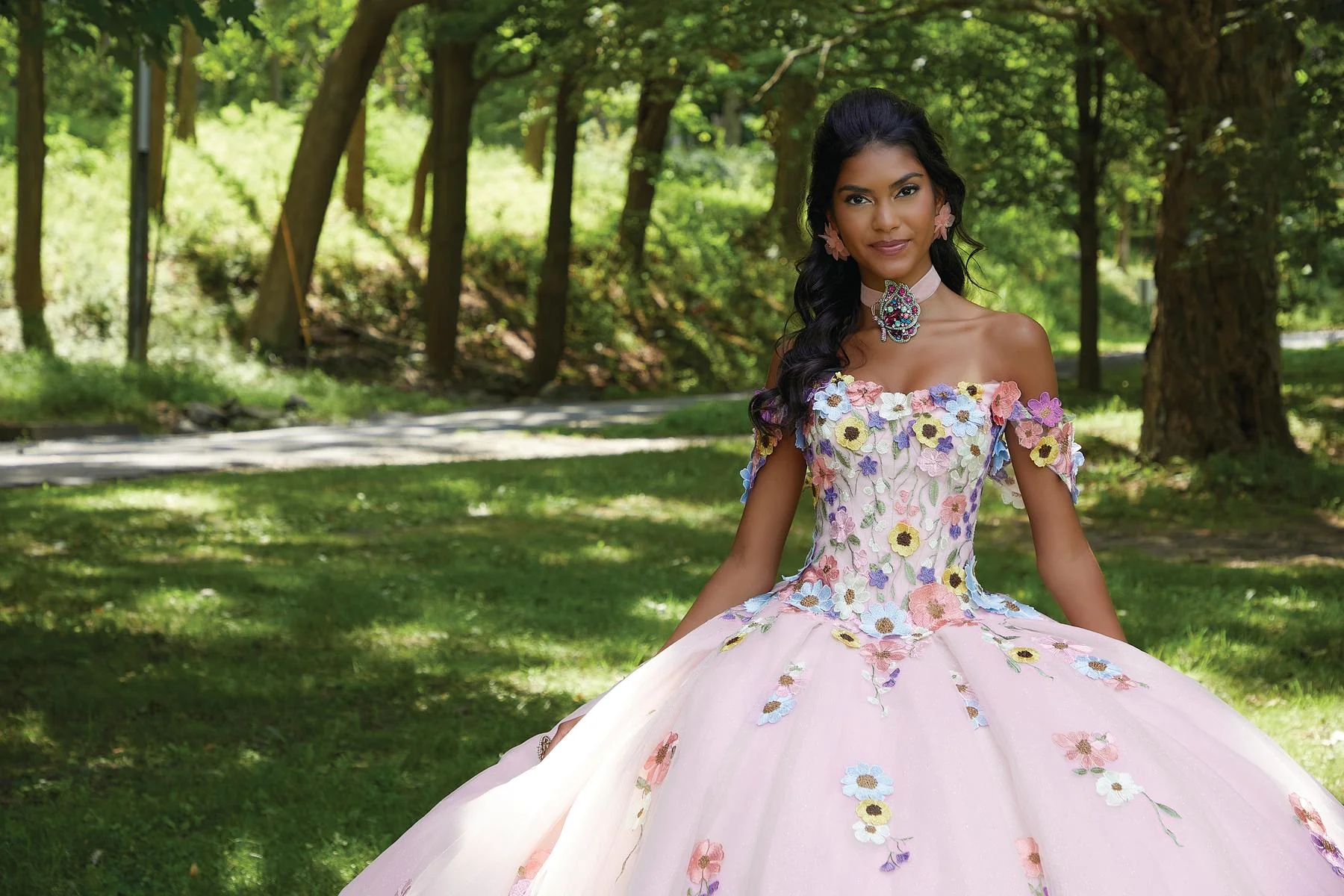 Vizcaya by Morilee Floral Quince Dress 89446 - Image 12