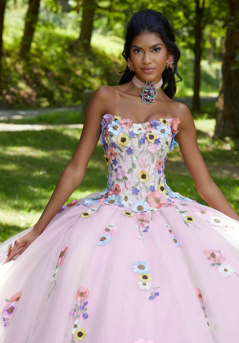 Vizcaya by Morilee Floral Quince Dress 89446 - Image 7