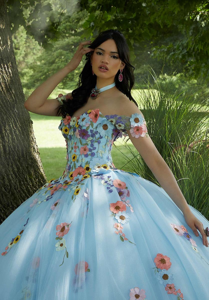 Vizcaya by Morilee Floral Quince Dress 89446 - Image 9