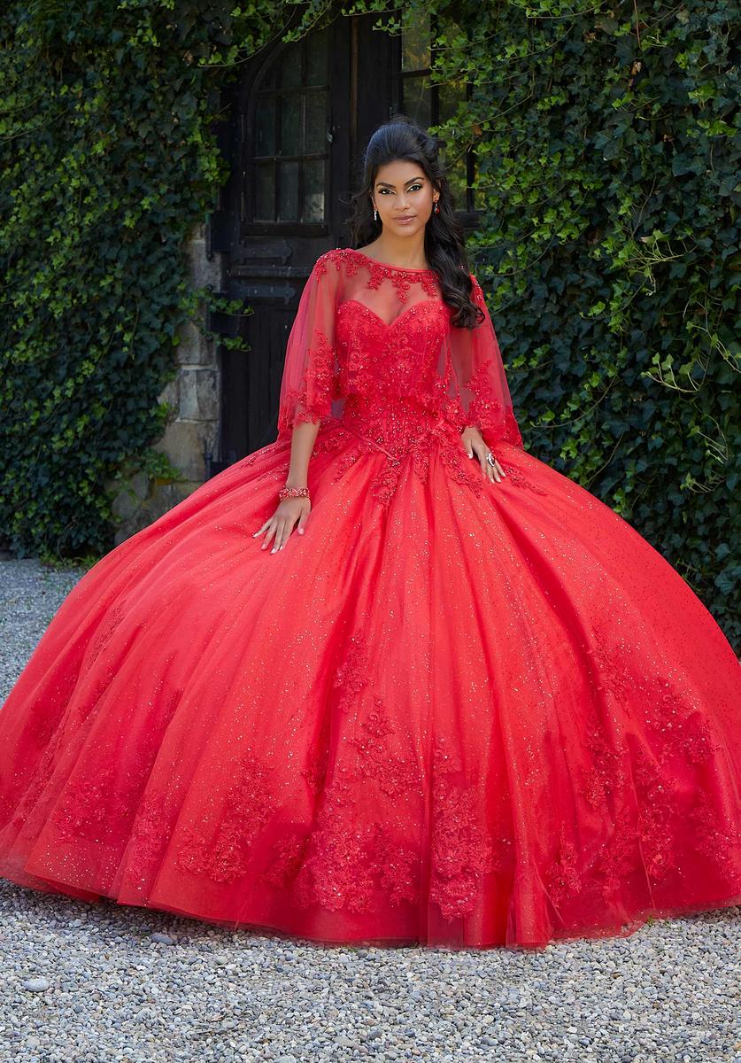 Vizcaya by Morilee Tulle Beaded Quince Dress 89451 - Image 6