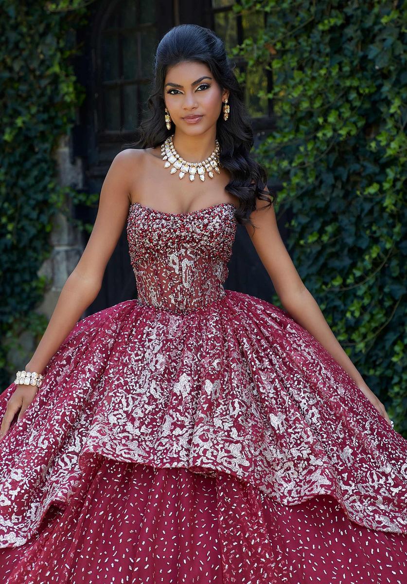 Vizcaya by Morilee Glitter Quince Dress 89452 - Image 4