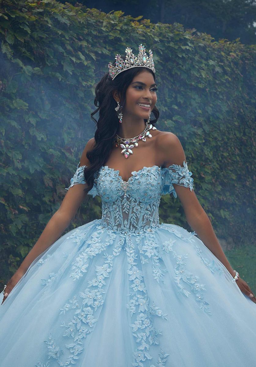 Vizcaya by Morilee Lace Corset Quince Dress 89454 - Image 10
