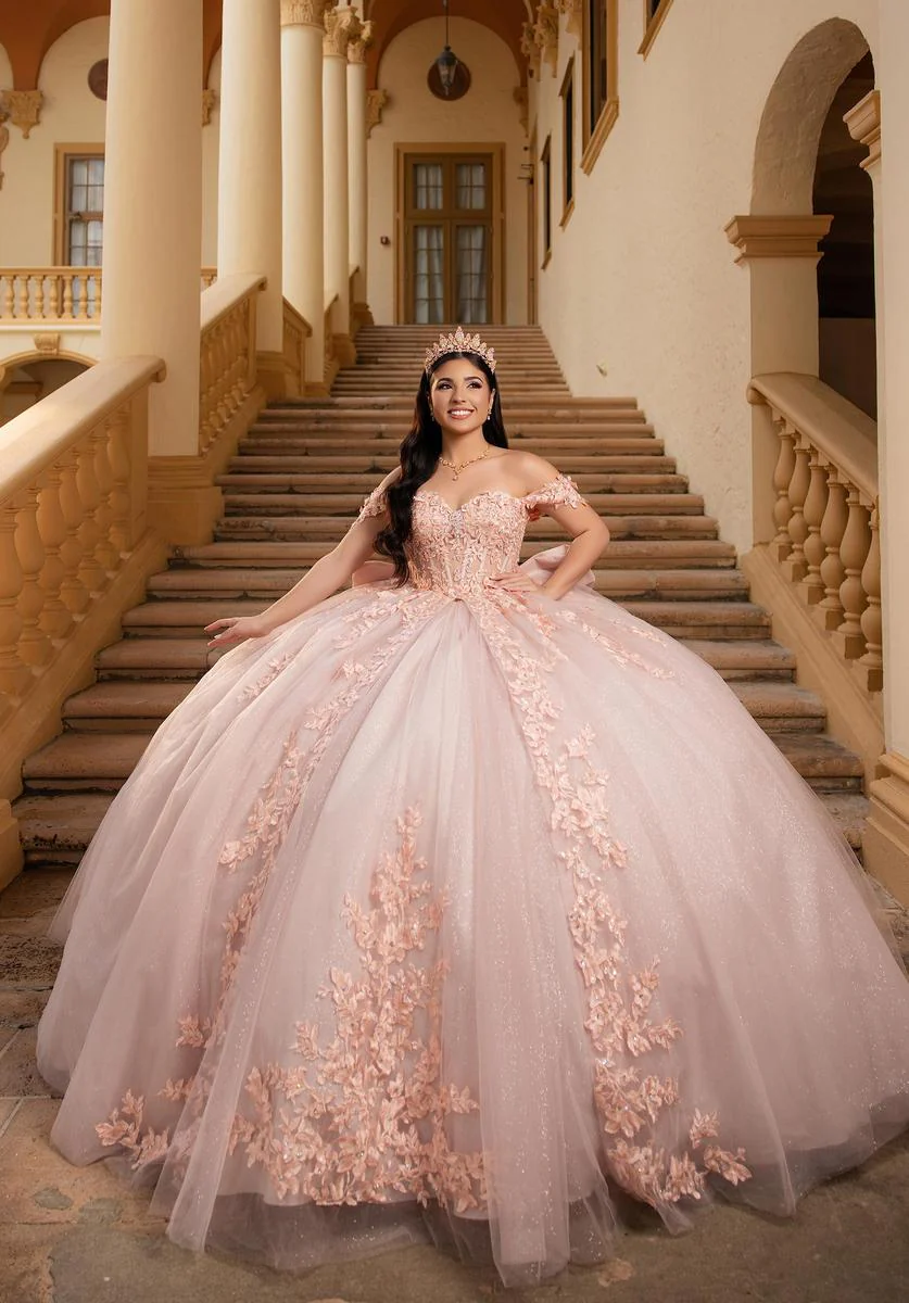Vizcaya by Morilee Lace Corset Quince Dress 89454 - Image 3