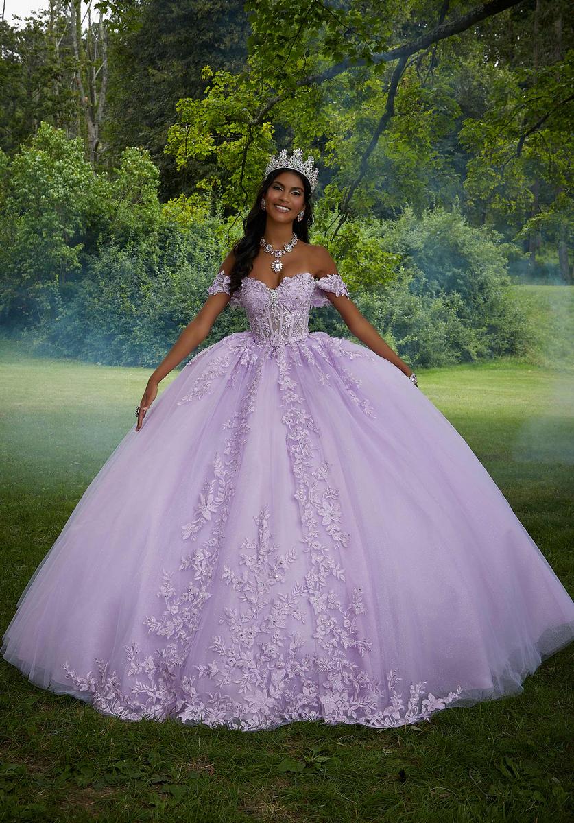 Vizcaya by Morilee Lace Corset Quince Dress 89454 - Image 5