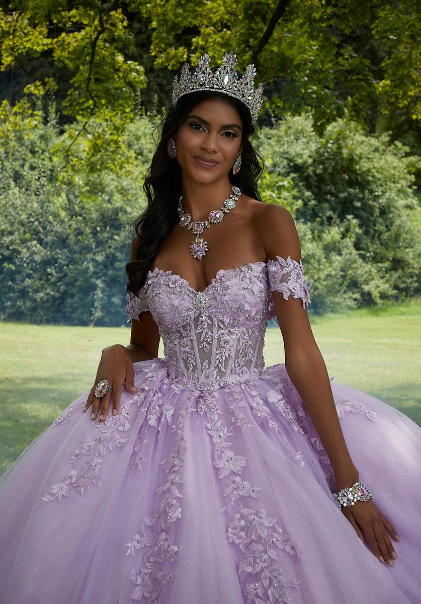 Vizcaya by Morilee Lace Corset Quince Dress 89454 - Image 7