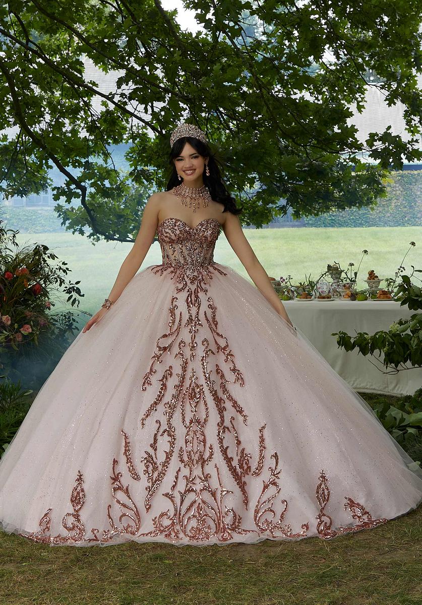 Vizcaya by Morilee Quince Beaded Quince Dress 89458 - Image 3