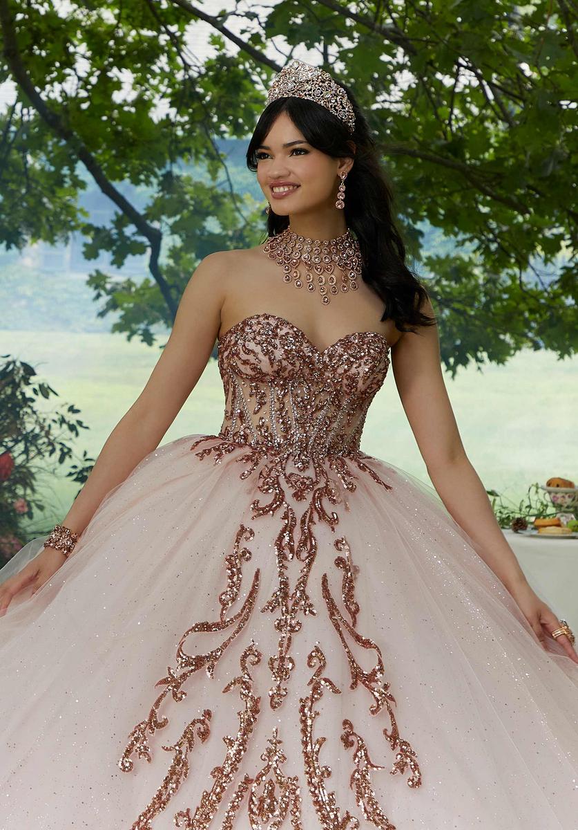 Vizcaya by Morilee Quince Beaded Quince Dress 89458 - Image 9