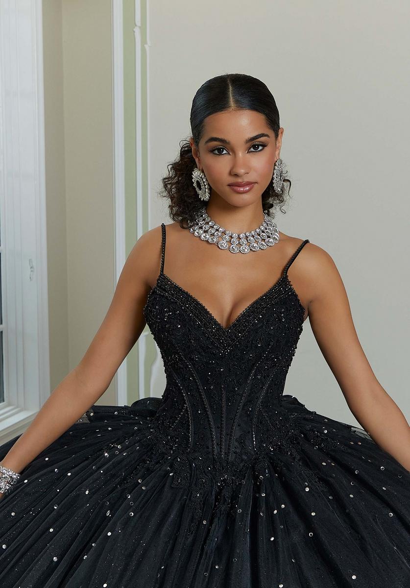 Vizcaya by Morilee Tulle Corset Quince Dress 89482 - Image 7
