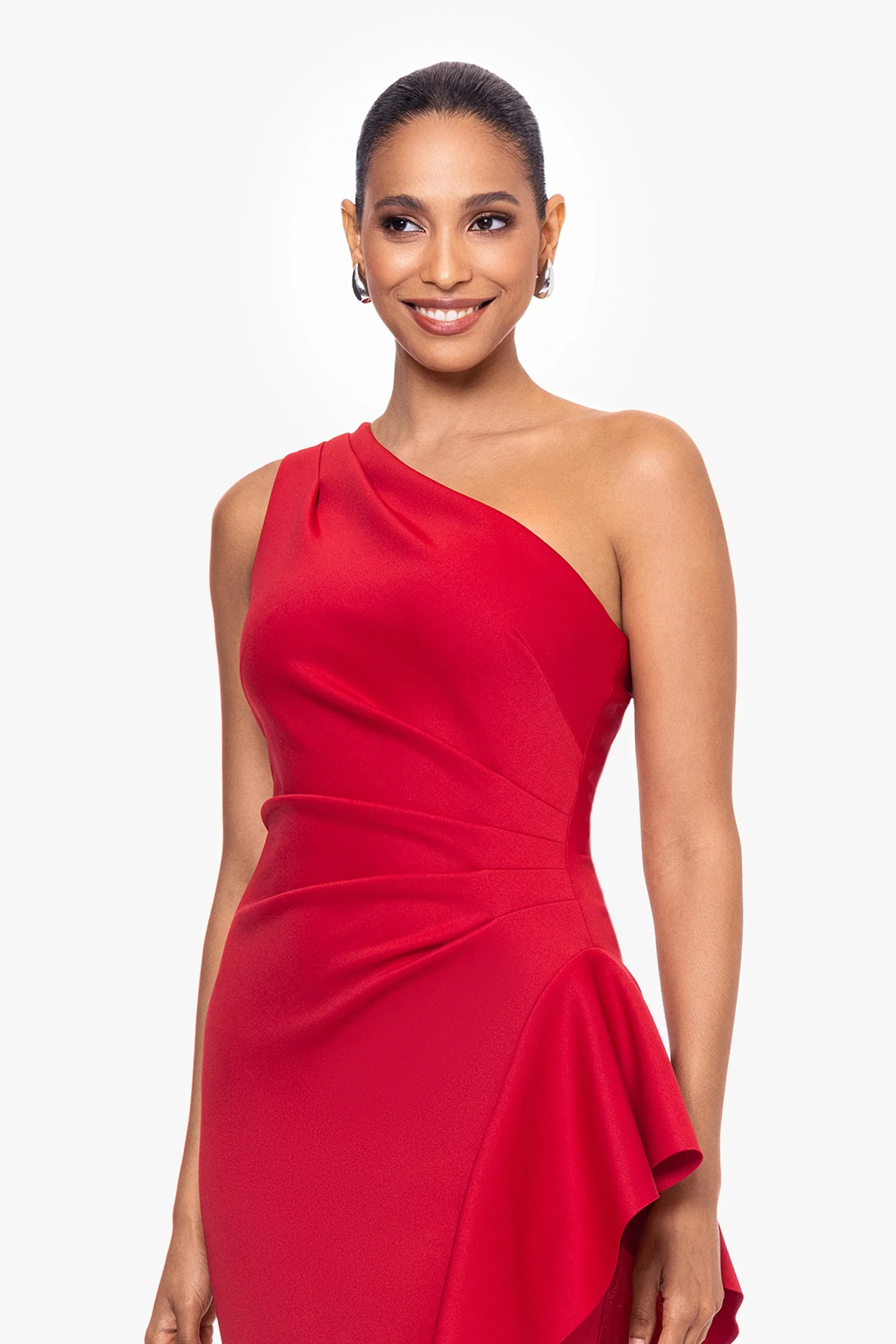Xscape Evenings "Flo" One Shoulder Gown 6620X - Image 14