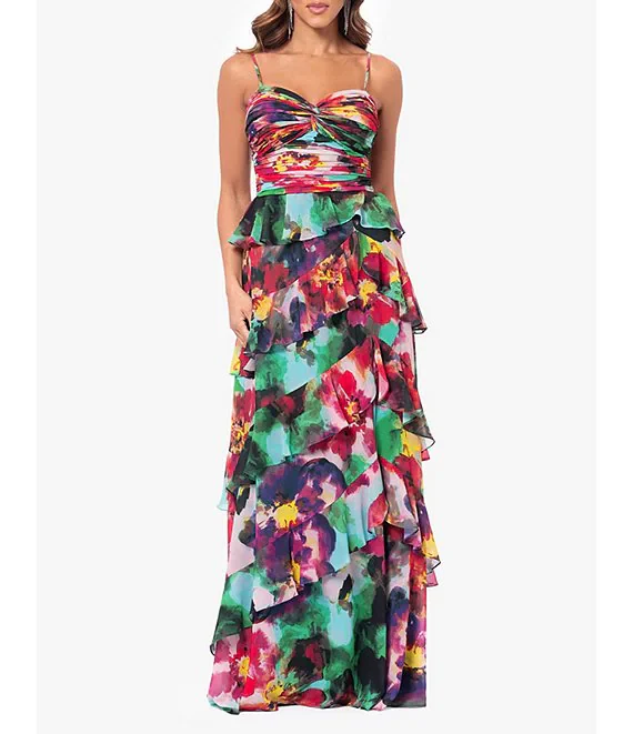 Xscape Evenings Floral Gown 6372X - Image 5