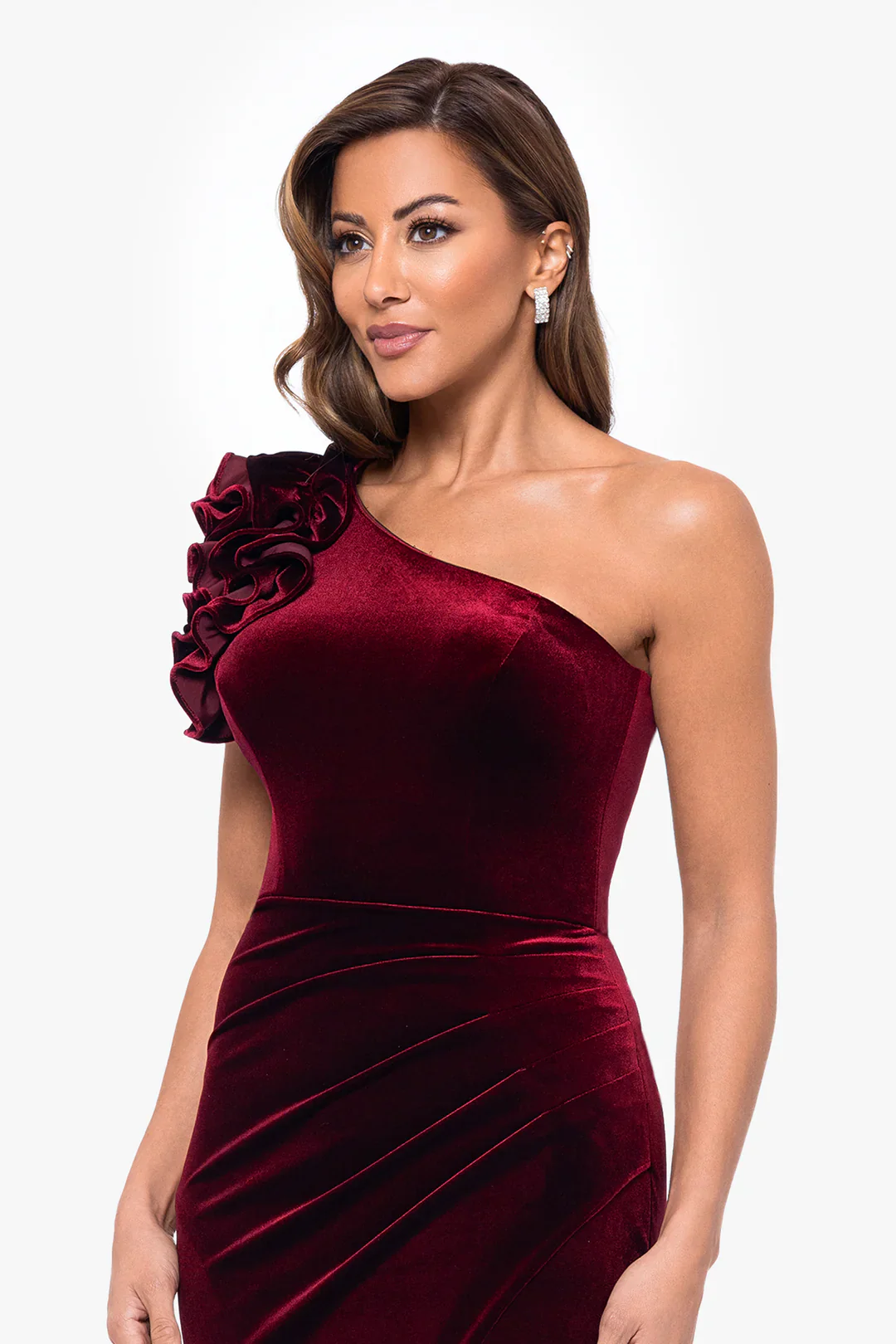 Xscape Evenings "Kristin" Velvet Evenings Gown 6460X - Image 4