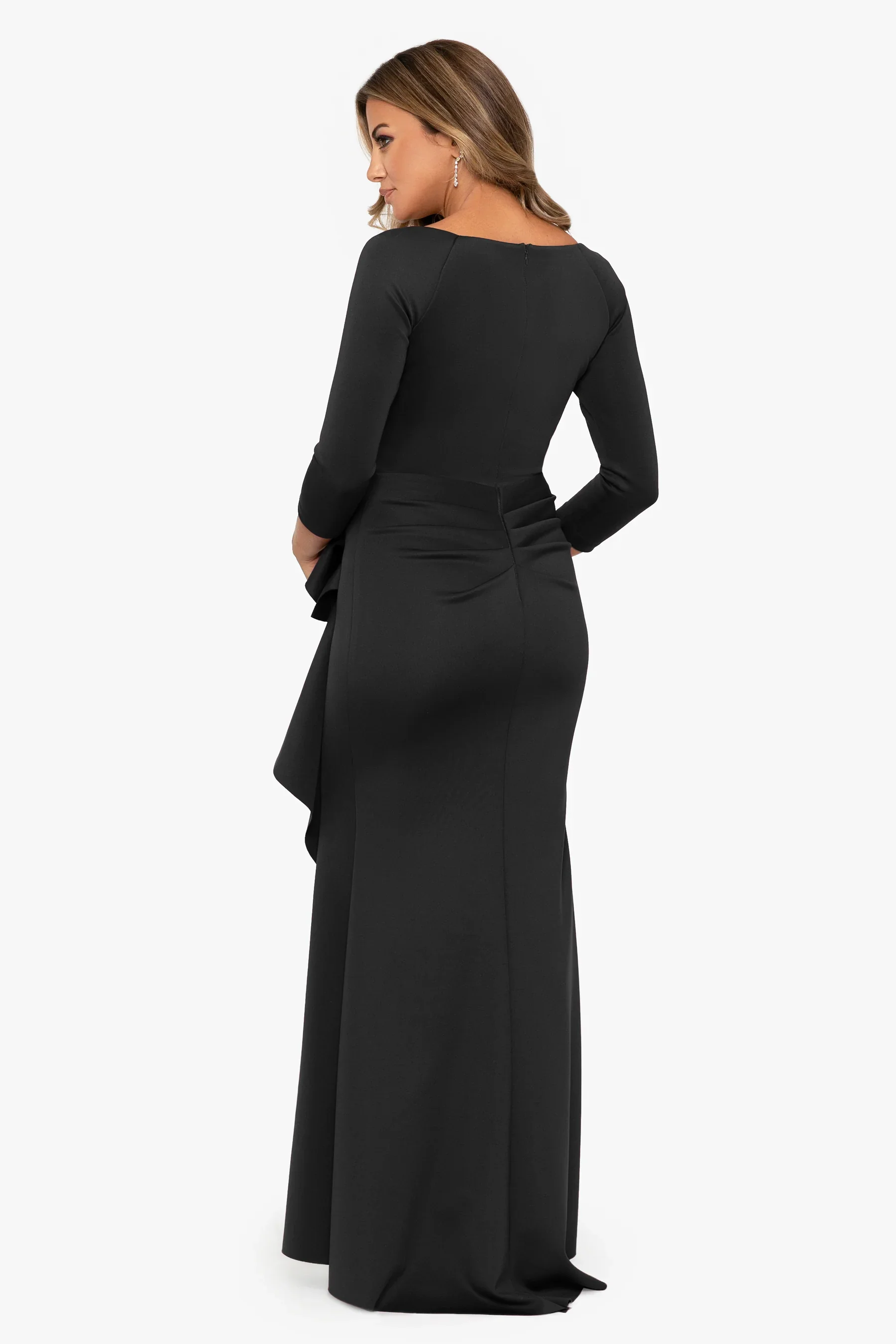 Xscape Evenings "Lexi" Ruched Scuba Evening Dress 4452X - Image 12