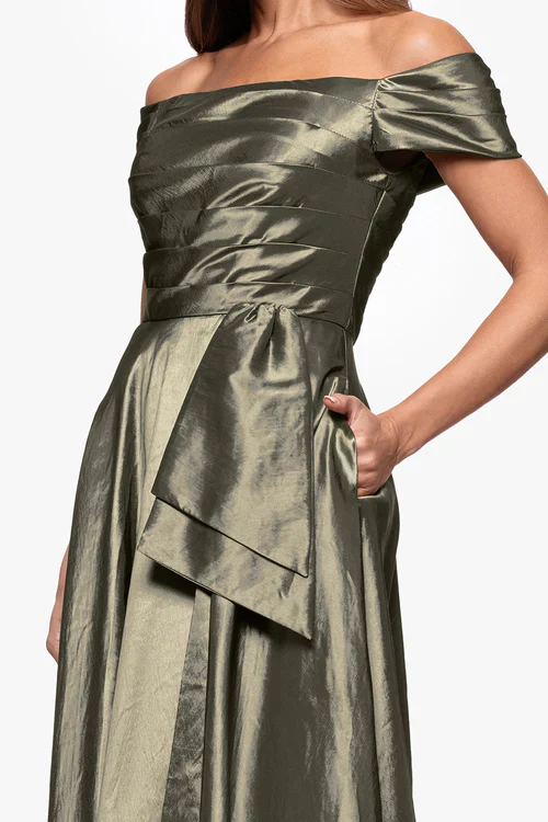 Xscape Evenings "Mildred" Taffeta Dress 6919X - Image 2