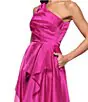 Xscape Evenings Side Ruffle Organza Dress 6887X - Image 4