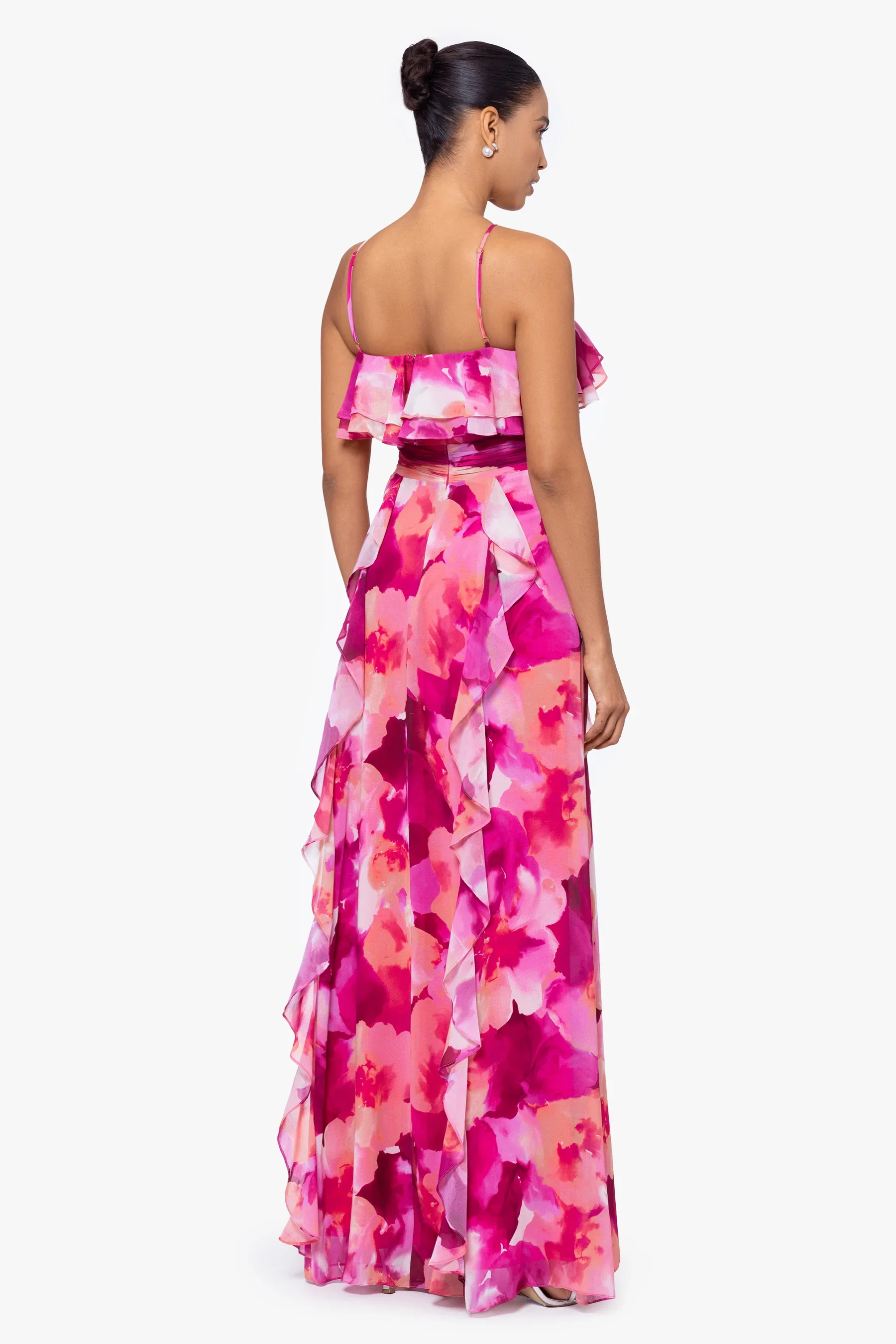 Xscape Floral Maxi Dress 6245X - Image 3